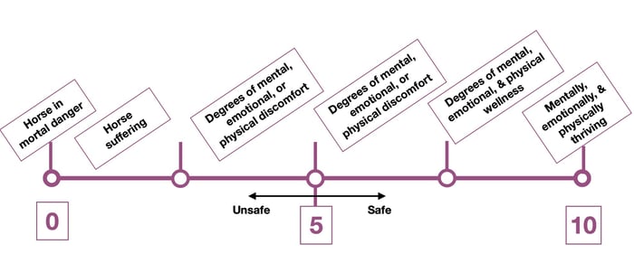 Scale of Safe and Unsafe