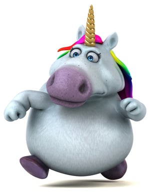 cartoon unicorn