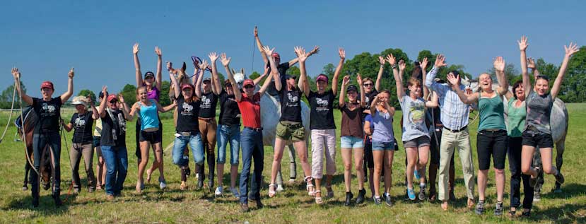 Karen Rohlf Dressage Naturally Happy Clinic Participants 